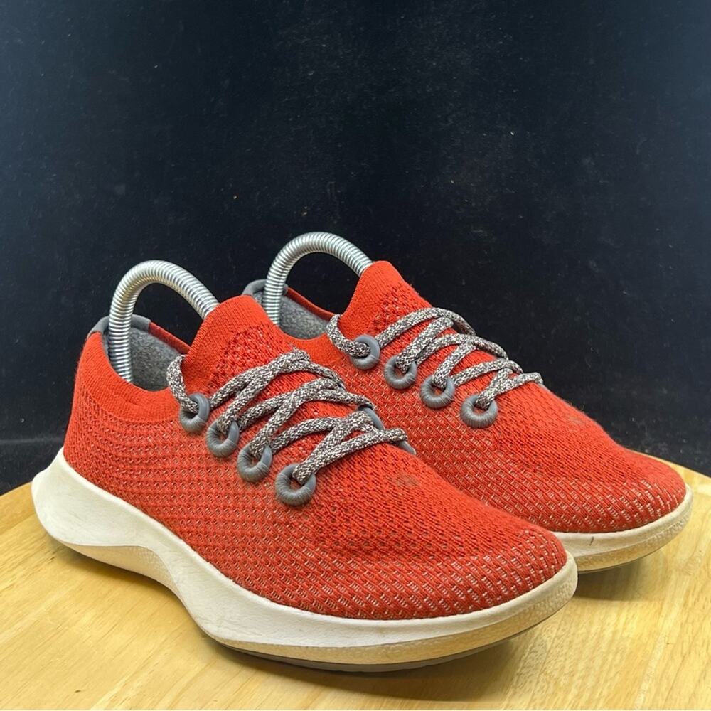 Allbirds TD2 Tree Dasher 2 Wmns Wool Running Shoes Burnt Orange Size 7.5 - Picture 4 of 10